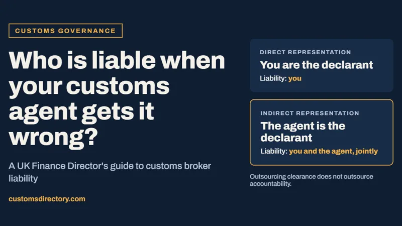 Customs agent UK